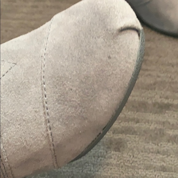 Gray Toms wedge boots size 7 - Picture 5 of 8